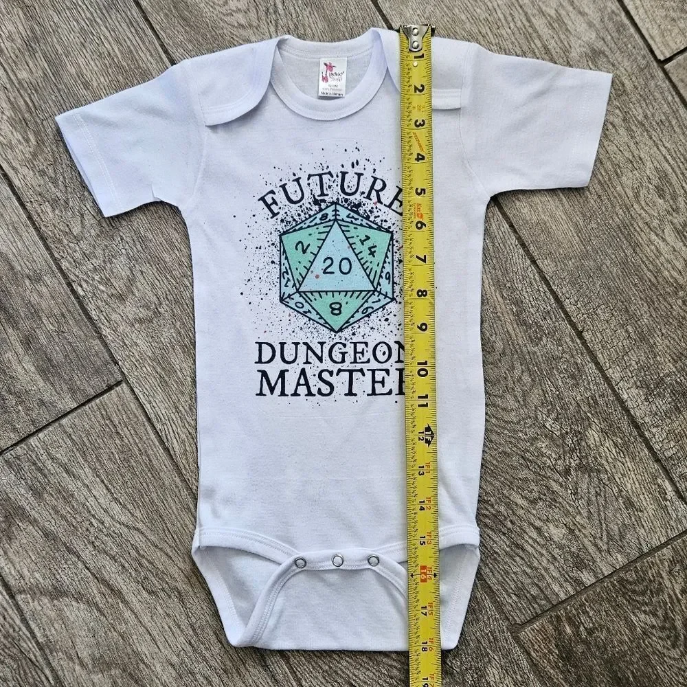 White Future Dungeon Master Kids Bodysuit